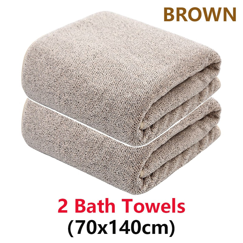 Coral Velvet Black White Towel Bathroom Towel Set Soft Absorbent