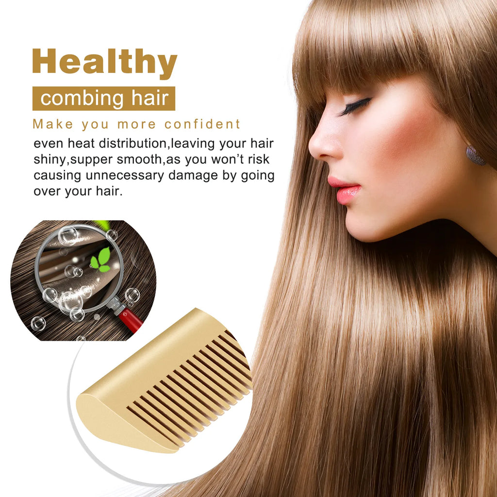 Hair brush straightener hot sale for wet hair