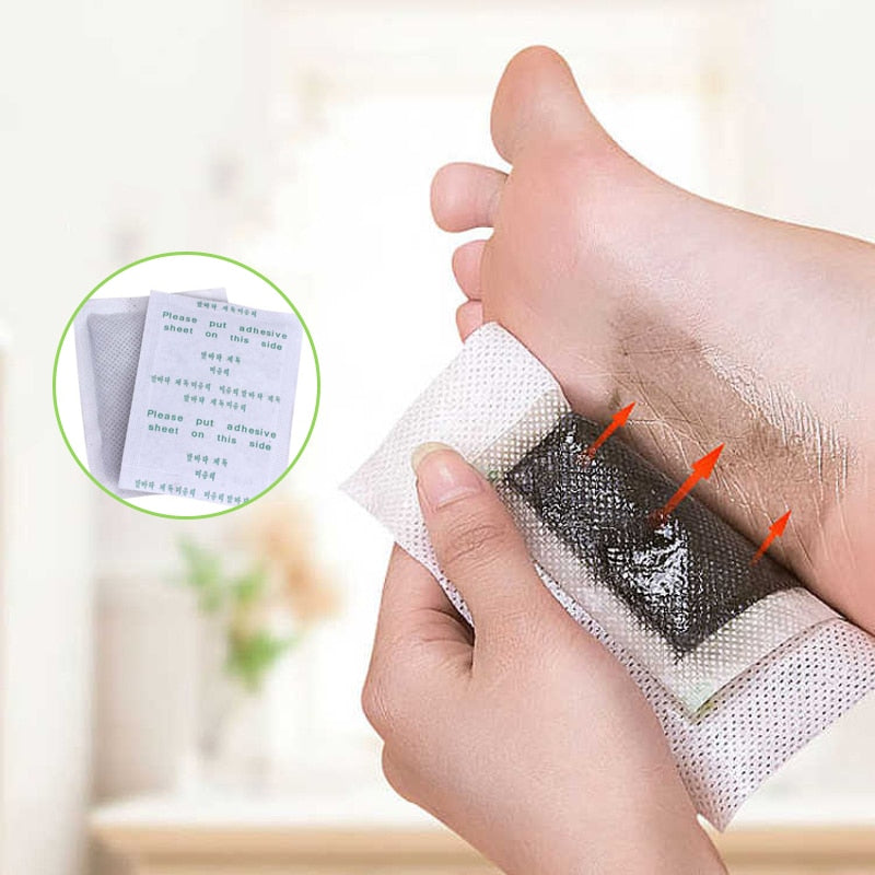 10/20pcs Adhesive Detox Foot Patches Pads Body Cleansing Feet Slimming Improve Sleep Toxins Adhersive Slim Patch Relax Feet Care