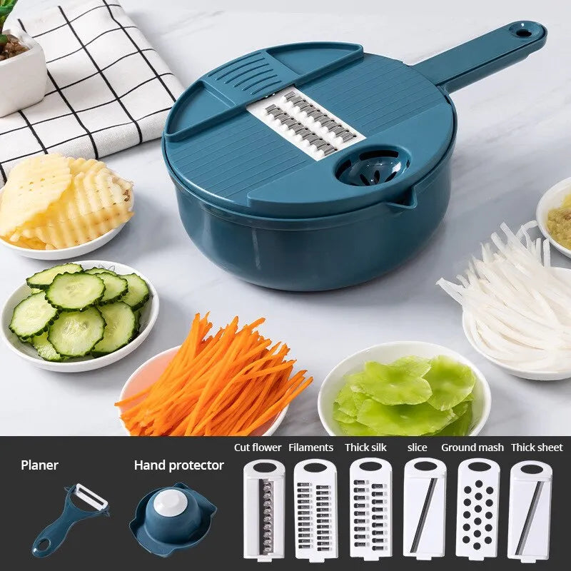 Vegetable Cutter Food Crusher Grater For Vegetable Slicer Chopper Cheese  Manual Shredder Cabbage Home Kitchen Gadget Accessories Ns2