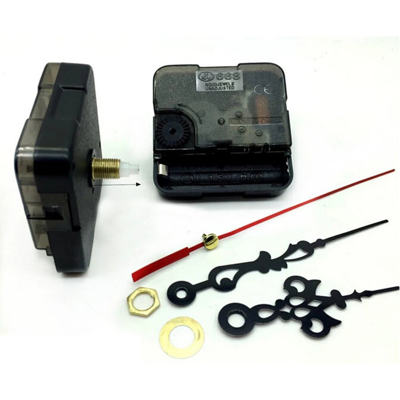 1 Set Quartz Clock Movement Mechanism Silent Large Wall Clock Hands Clock Repair Tool Parts Kit Set DIY Home Accessories Tool