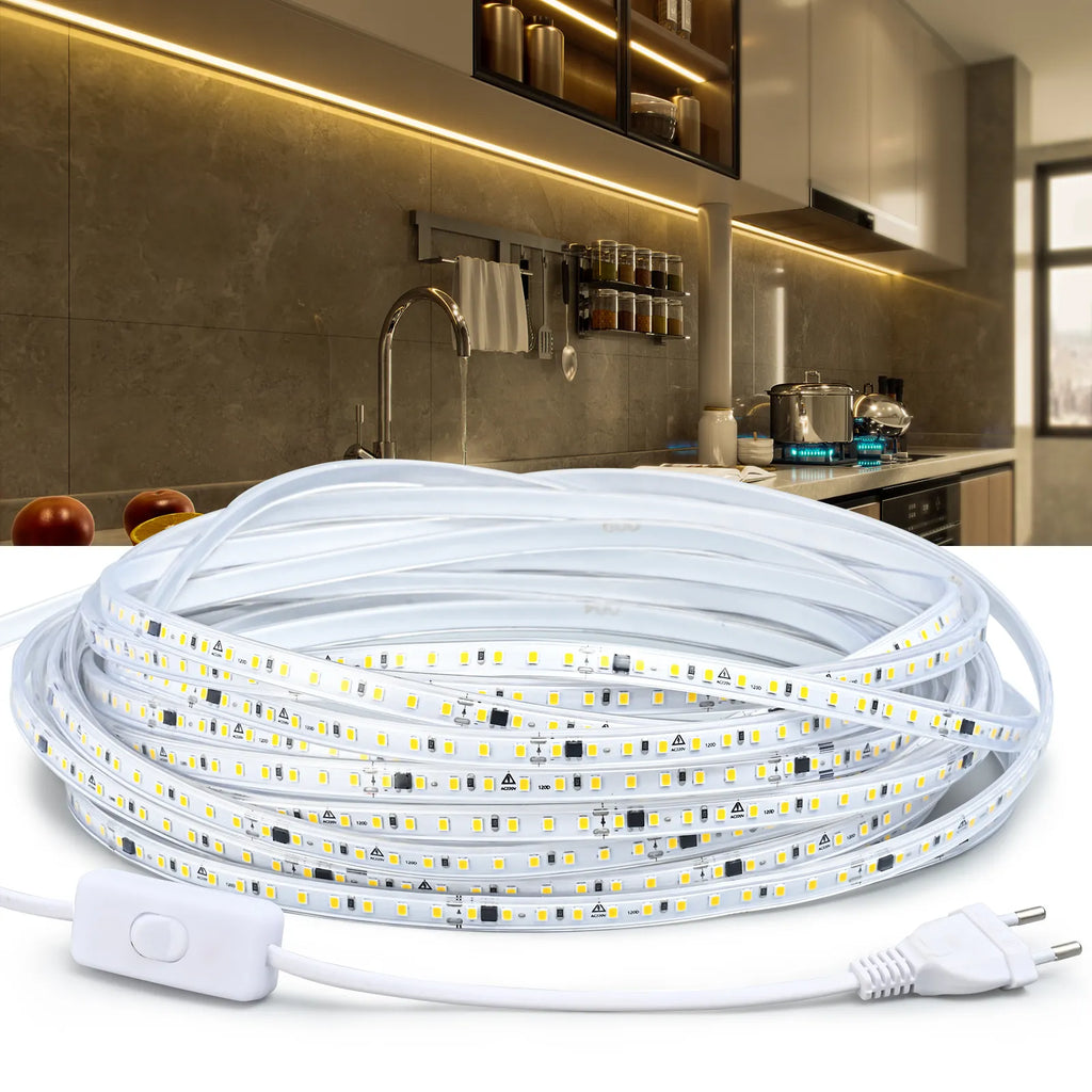 Waterproof LED Strip Light High Brightness 120LEDs m For Home Decorati