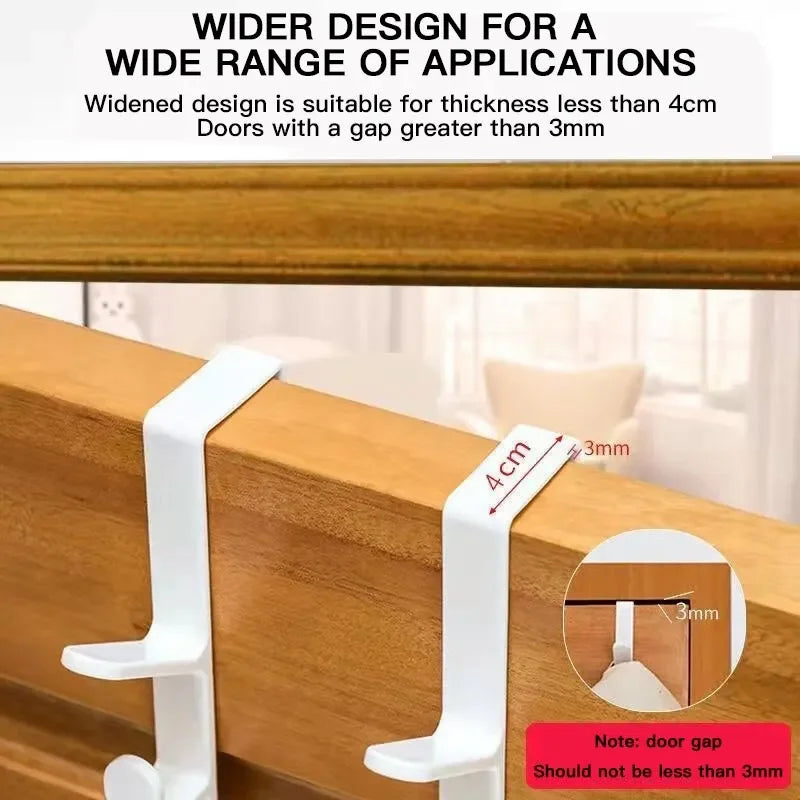 Multifunctional Hook Bag Rack Portable Long Row Coat Hook Behind The D