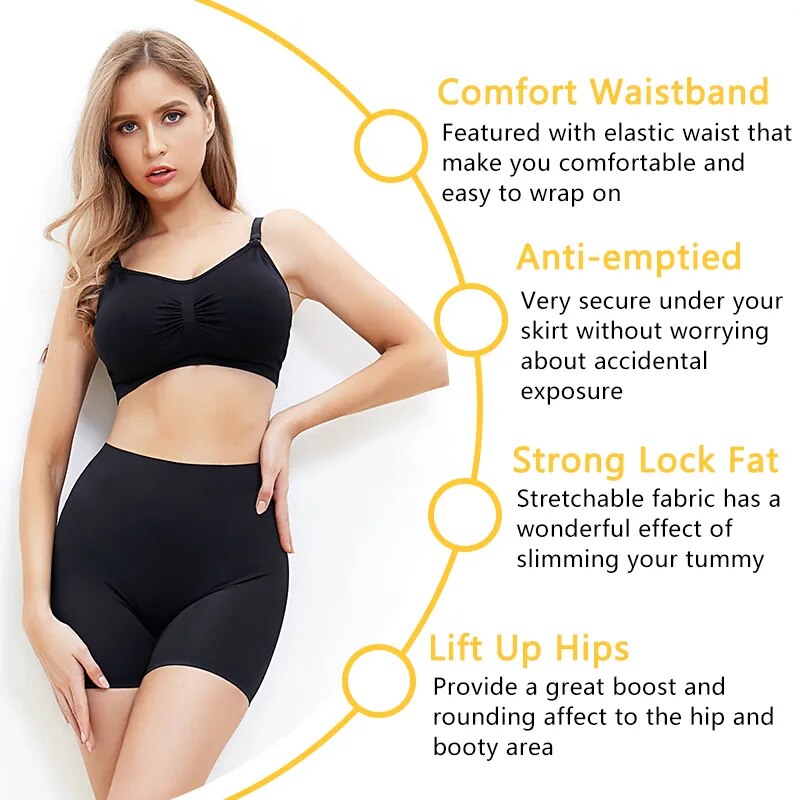 Womens Safety Shorts Anti Chafing Long Briefs Underwear Long Leg Knickers  High Waist Yoga Short Cycling shorts Ladies Soft Boxer Shorts Underwear  Seamless Panties for Under Dresses Leggings : : Fashion
