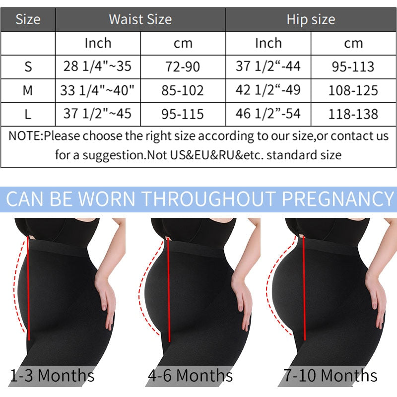 Sudally Seamless Maternity Shapewear for Dresses, High Waisted Mid-Thigh  Pregnancy Underwear Over Bump Belly Support at  Women's Clothing store