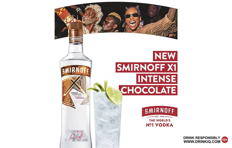 Smirnoff X1 Intense Chocolate Vodka 18cl