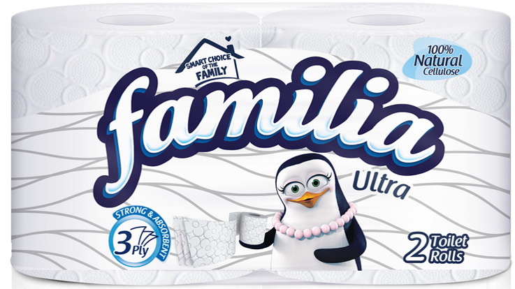Familia Ultra White Tissue 3Ply Twin Pack