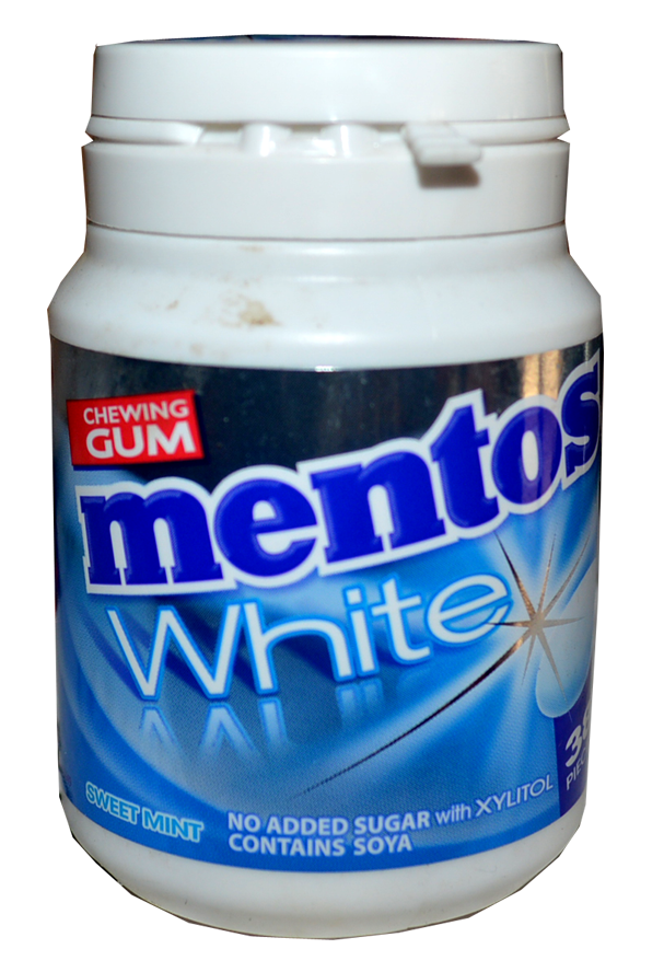 Mentos White Gum Plastic 54.34g