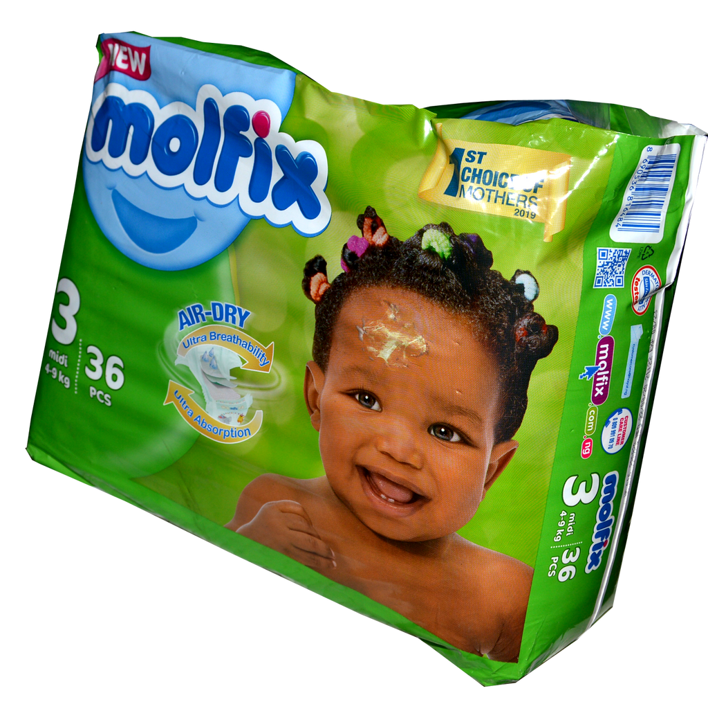 Molfix pampers best sale size 3