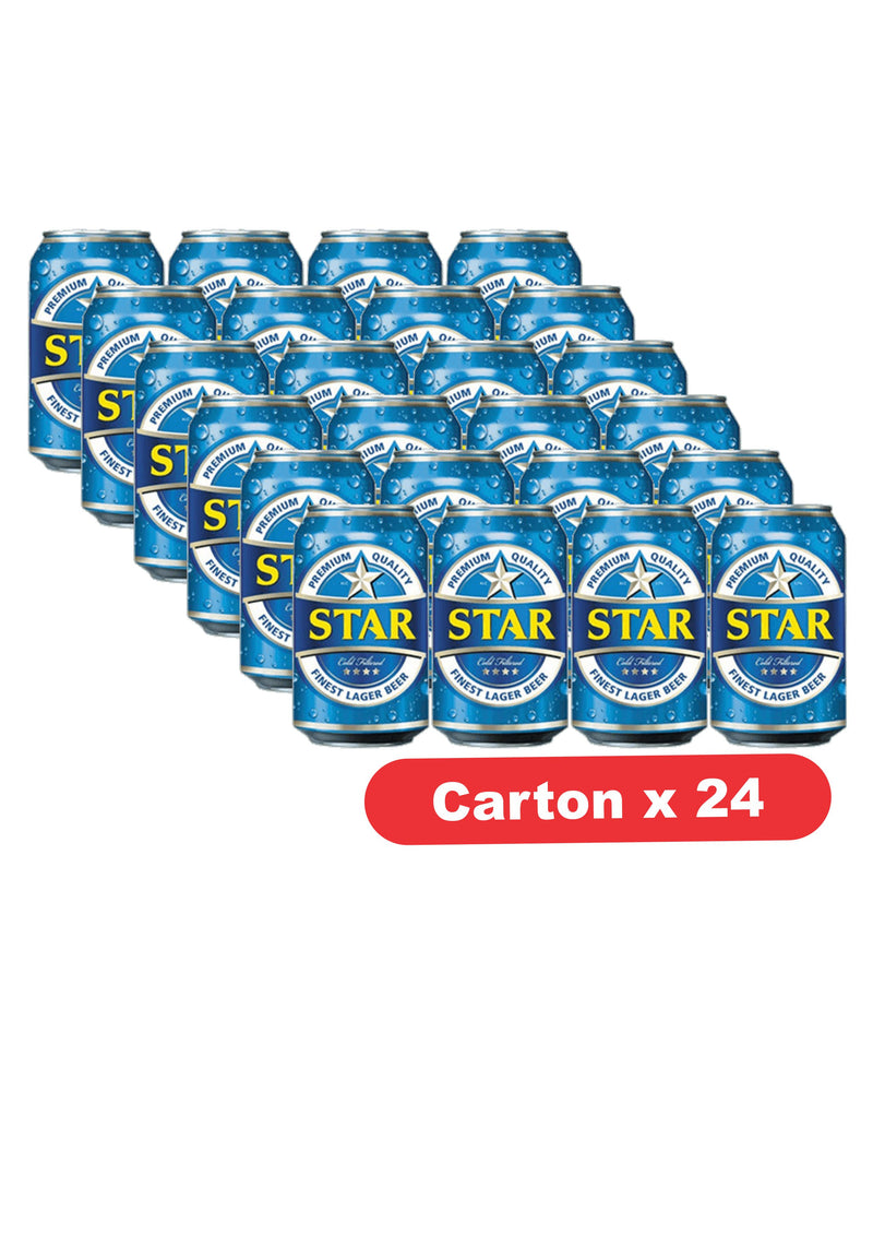 Star Lager Beer Can 33cl