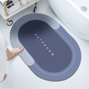 Ultra-Fast Drying Non-Slip Bath Mat - Soft Polyester Shower Rug for Bathroom, Bedroom, Kitchen & Laundry - Essential Shower Accessory