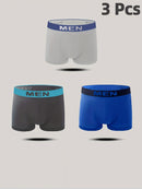 1/3/6 Packs of Men's Breathable Quick-Drying Boxer Briefs with High Elasticity And Skin-Friendly Material, Adult Underwear for Men'S Casual Sports Underwear, Suitable for S/M/L Sizes