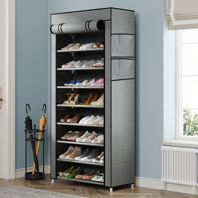 Shoe Cabinet Easy Home 10 Tier Shoe Tower 10-Tier Shoe Rack