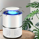 1pc Silent USB Charging Photocatalytic Mosquito Repellent Lamp, Fully Automatic Indoor Insect Killer, PP Material, ≤36V Operating Voltage, No Battery Required