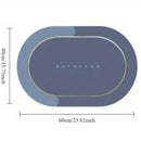 Ultra-Fast Drying Non-Slip Bath Mat - Soft Polyester Shower Rug for Bathroom, Bedroom, Kitchen & Laundry - Essential Shower Accessory