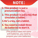 Youngsters' Educational Tablet Toy - Fun Learning Pad Toy for Boys & Girls, Battery-Powered, Multicolor