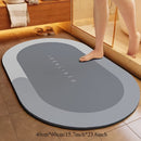 Ultra-Fast Drying Non-Slip Bath Mat - Soft Polyester Shower Rug for Bathroom, Bedroom, Kitchen & Laundry - Essential Shower Accessory