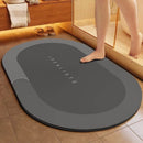 Ultra-Fast Drying Non-Slip Bath Mat - Soft Polyester Shower Rug for Bathroom, Bedroom, Kitchen & Laundry - Essential Shower Accessory