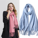 Fashion Women Scarf Thin Shawls and Wraps Lady Solid Female Hijab Stoles Long Cashmere Pashmina Foulard Head Scarves