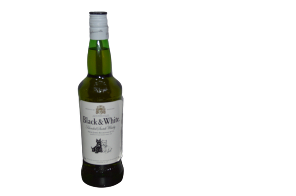 Black & White Blended Scotch Whisky, 700 ml : : Grocery