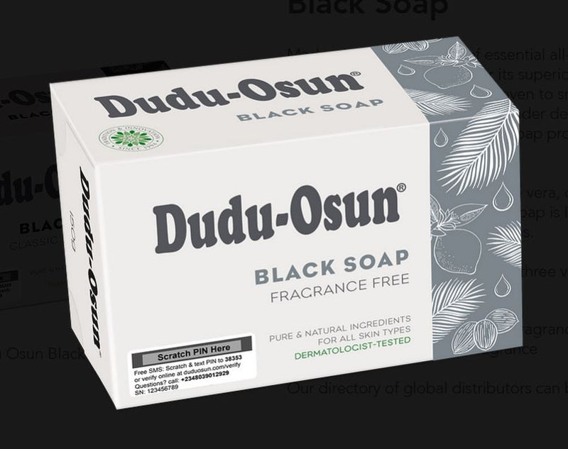 Dudu Osun Black Fragrance-Free soap 150g