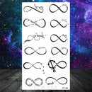 Owl Moth Jewelry Temporary Tattoo For Women Men Mandala Henna Flower Tattoo Mehndi Fake Pendants Geometric Tatoo Chest Back Lace