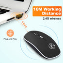iMice Wireless Mouse Silent Computer Mouse 1600 DPI Ergonomic Mause Noiseless Sound USB PC Mice Mute Wireless Mice for Laptop