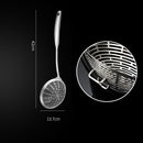 Kitchen Large Colander Stainless Steel Filter Spoon Skimmer Cooking Utensils Noodles Scoop Strainer Home Kitchenware with Hooks