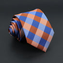 Fashion Polyester Necktie For Men Business Meeting Formal Striped Dot Floral 8cm Jacquard Tie Daily Wear Cravat Suit Accessories