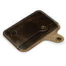 Leather Card Wallet Men Business Bank Card Holder Thin Credit Card Case Convenient Small Cards Pack Cash Pocket