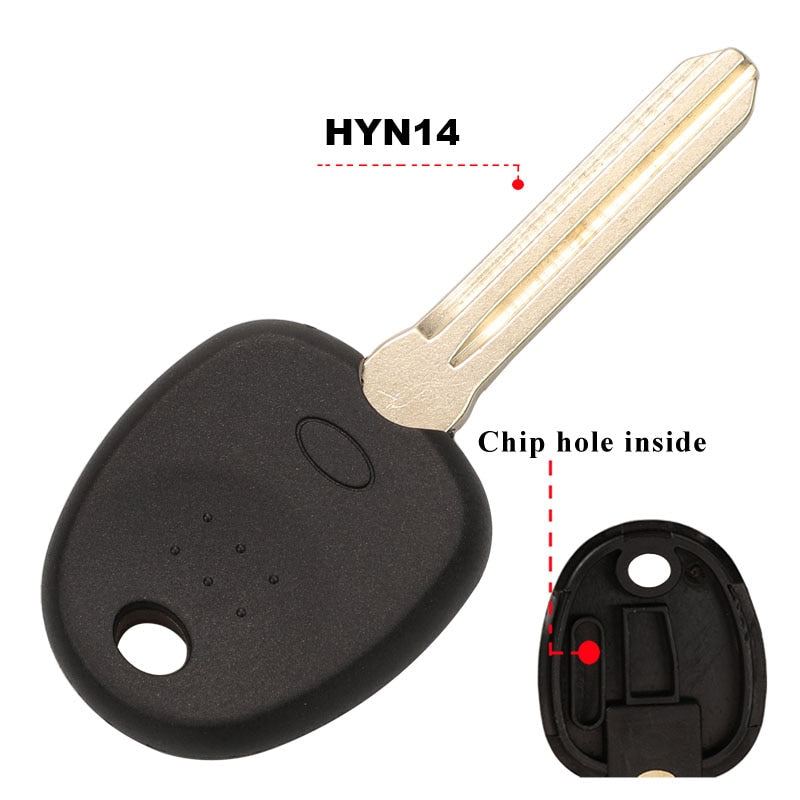 Jingyuqin Blank Car Transponder Key For Hyundai Accent Sonata NF Elantra Accent Coupe Getz H-1 Lavita TiburonTucson Verna