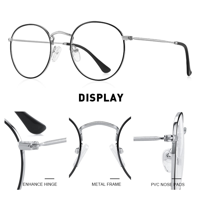 MERRYS DESIGN Classic Round Glasses Frame For Men Women Fashion Myopia Prescription Glasses Frames Optical Eyewear S2547