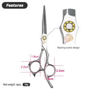 Univinlions 6" Japan haircut scissors hairdressing thinning shears professional Japanese hair scissors high quality hair clipper
