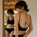 Women Tank Top Bralette Cotton Underwear Seamless Tube Crop Top Female Backless Lingerie Solid Color Camisole Removable Padded