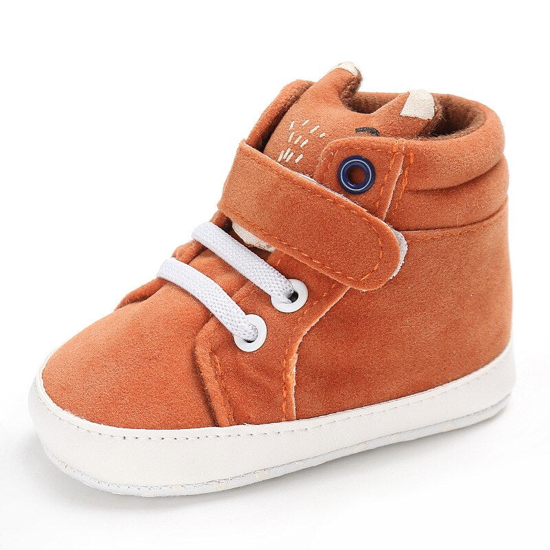 Baby Animal  Shoes Kid Boy Girl Fox Head Cotton Cloth First Walker Anti-slip Soft Sole Toddler Sneaker suit for 0-1 year