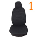 Car Seat Cover Protector Auto Flax Front Back Rear Backrest Linen Seat Cushion Pad for Automotive Interior Truck Suv Van