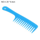Grove Hairdress Comb Heat Resistant Woman Wet Hook Curly Hair Brushes Pro Salon Dyeing Styling Tools Coarse Wide Spikes Tooth