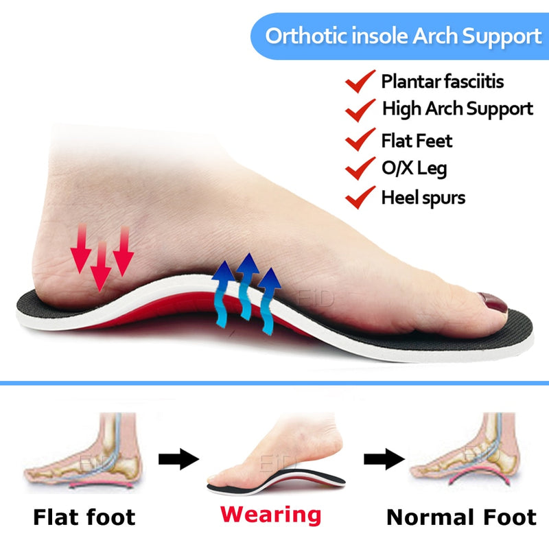 Premium Orthotic Gel High Arch Support Insoles Gel Pad 3D Arch Support Flat Feet Women Men orthopedic Foot pain Unisex Feet Care