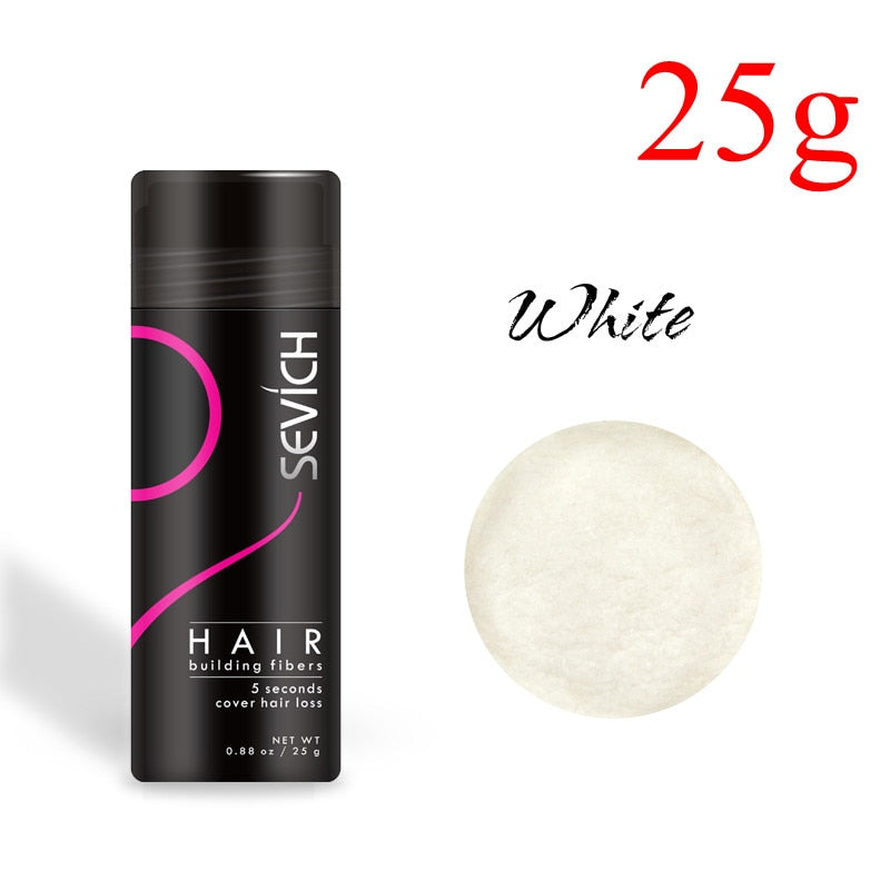 Sevich Hair Building Fiber Applicator Spray Instant Salon Hair Treatment Keratin Powders Hair Regrowth Fiber Thickening 10 color