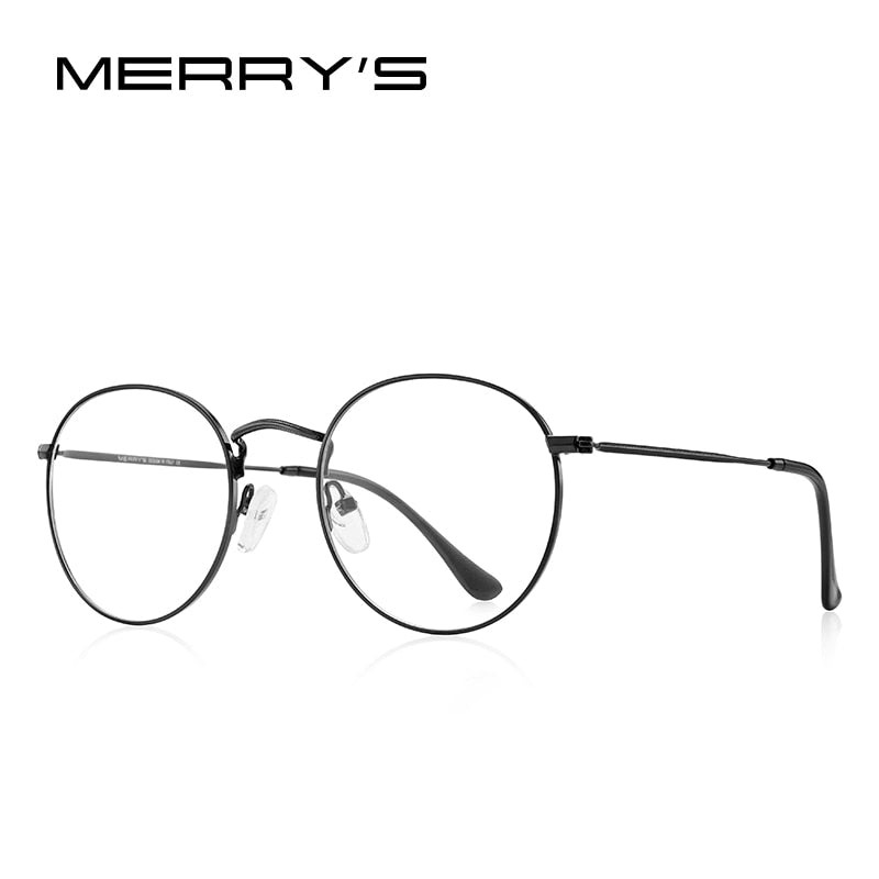 MERRYS DESIGN Classic Round Glasses Frame For Men Women Fashion Myopia Prescription Glasses Frames Optical Eyewear S2547