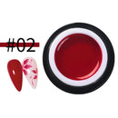 5g/Jar 12 Colors Nail Painting Gel Stretch Drawing Glue Nail Polish Soak Off UV LED Nail Art Design Manicure Polish Drawing Gel