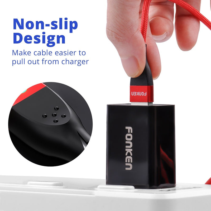FONKEN Magnetic Cable Type C Magnetic Charge Cable Micro USB Magnet Charger Cable For Xiaomi Samsung Iphone Mobile Phone Cables