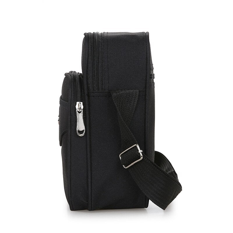 Men Crossbody Business Bag Waterproof Oxford Diagonal Messenger Bag for Men Vintage Male Handbag Travel Should Bags Bolsas