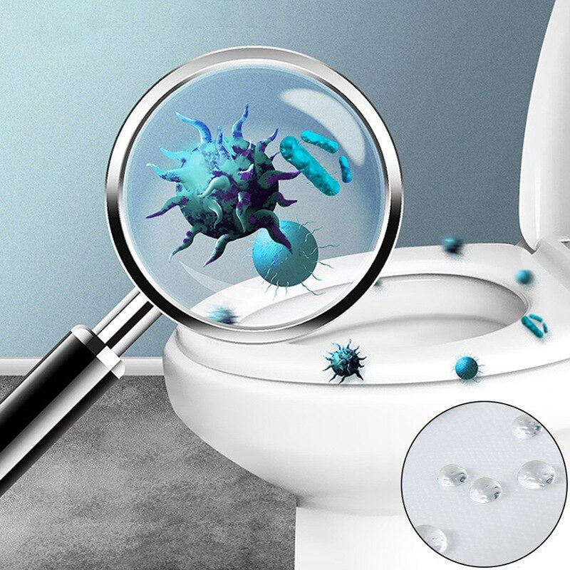 6/50pcs Universal Toilet Seat Cover Sticker Toilet Disposable Waterproof Toilet Paper Pad Antibacterial Maternal Bathroom Tools