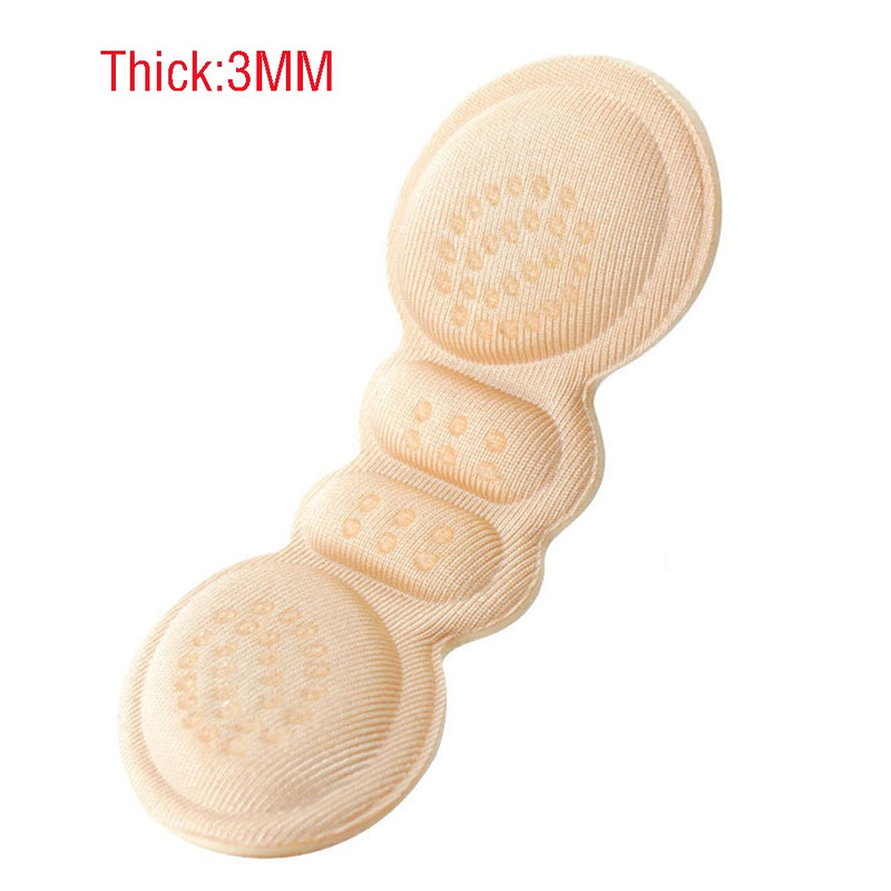 1Pair High Heel Insoles Butterfly Adjust Size Heel Liner Grips Protector Sticker Heel Pad Foot Care Anti Keep Abreast Heel Pads