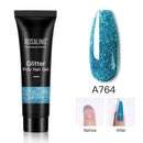 ROSALIND Pure Color Poly Nail Gel Jelly Polish 15ml Hybrid Varnishes Gel Nails Art Design Glitter Nail Polish UV Builder Lacquer