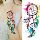 Fashion Mandala Flower Fake Tattoo Stickers For Women Adults Geometry Totem Temporary Tattoos DIY Party Waterproof Tattos Leaves
