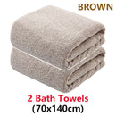 2/4 Pcs Bamboo Charcoal Coral Velvet Bath Towel For Adult Soft Absorbent Quick-Drying Towel Home Bathroom Microfiber Towel Sets