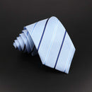 Fashion Polyester Necktie For Men Business Meeting Formal Striped Dot Floral 8cm Jacquard Tie Daily Wear Cravat Suit Accessories