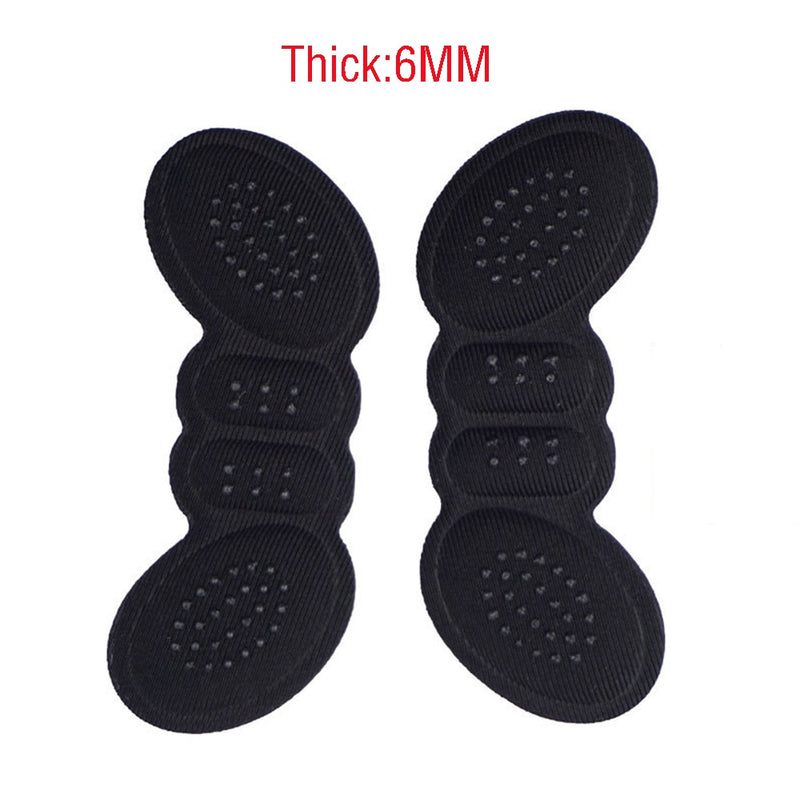 1Pair High Heel Insoles Butterfly Adjust Size Heel Liner Grips Protector Sticker Heel Pad Foot Care Anti Keep Abreast Heel Pads